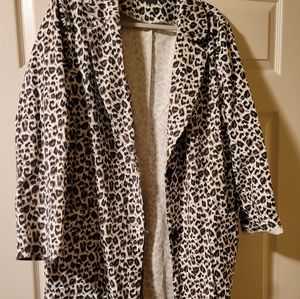 Leopard Print Coat